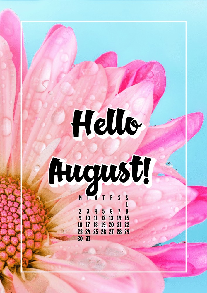 AUGUST 2021 Bullet Journal Calendar using Canva Pro #cutefreebiesforyou #freeprintable #planneraddict #canva