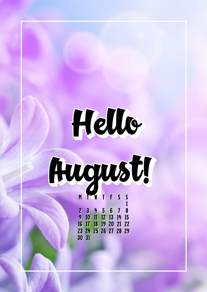 AUGUST 2021 Bullet Journal Calendar using Canva Pro #cutefreebiesforyou #freeprintable #planneraddict #canva