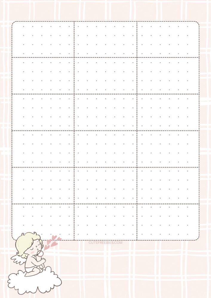 Free printable cute bullet journal - monthly planner template PDF with cute balloon theme #cutefreebiesforyou #printableplanner #freeprintable #bulletjournal