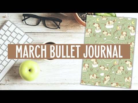 2021 BULLET JOURNAL SETUP | MARCH 2021 PLAN WITH ME | FREE PRINTABLE PLANNER