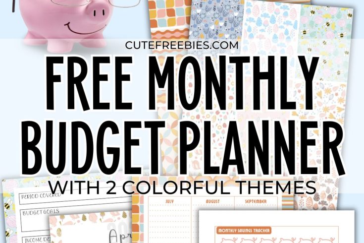 Free Printable 2025 Budget Planner - best monthly budget planner template #cutefreebiesforyou #freeprintable #budgetplanner