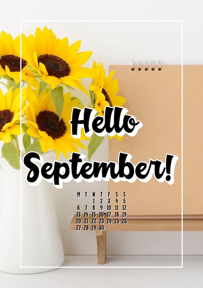 SEPTEMBER 2021 Bullet Journal Calendar using Canva Pro #cutefreebiesforyou #freeprintable #planneraddict #canva