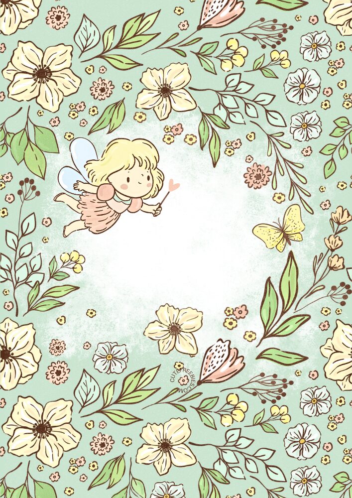 Free printable monthly bullet journal - monthly planner template PDF with cute spring garden theme #cutefreebiesforyou #printableplanner #freeprintable #bulletjournal #garden