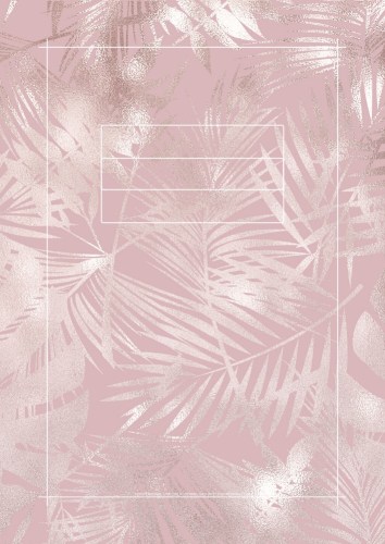 Tropical pink rose gold planner printable