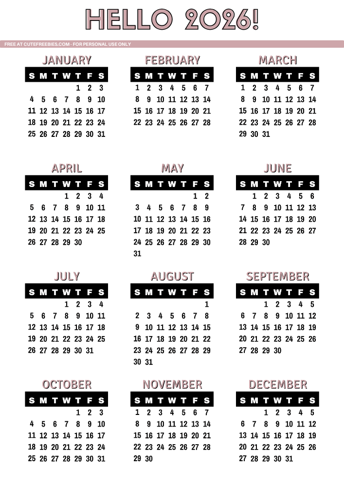 2025 2026 School Planner Bullet Journal! Free printable student planner with 2024 2025 monthly calendar, weekly planner, bullet journal printables for school. #freeprintable #printableplanner #schoolplanner #studentplanner #bulletjournal #backtoschool #cutefreebiesforyou