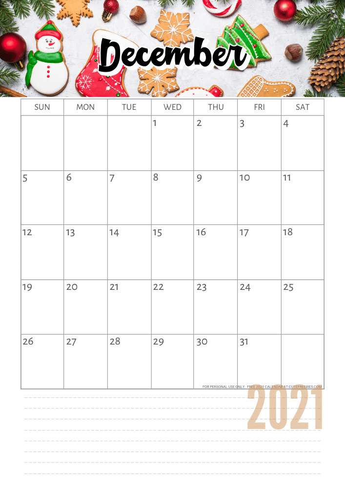 DECEMBER 2021 Calendar using Canva Pro #cutefreebiesforyou #freeprintable #planneraddict #canva