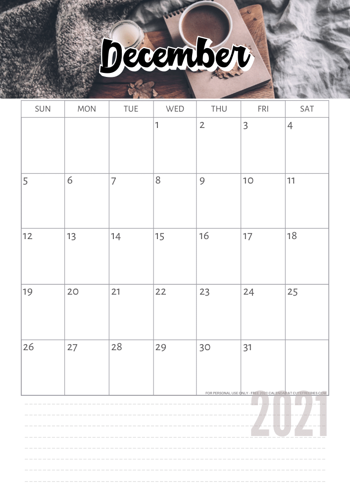 DECEMBER 2021 Calendar using Canva Pro #cutefreebiesforyou #freeprintable #planneraddict #canva