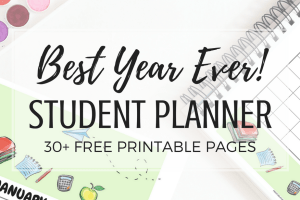 School binder planner free printable