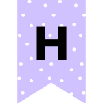 Lavender Happy Birthday Banners / Buntings - Free Printable! Cute happy birthday decorations for your kids party. Grab your free party banners now! #freeprintable #partyideas #happybirthday