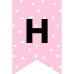 Pink Happy Birthday Banners / Buntings - Free Printable! Cute happy birthday decorations for your kids party. Grab your free party banners now! #freeprintable #partyideas #happybirthday