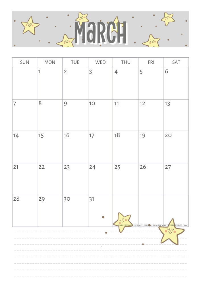 March 2021 calendar - color of the year 2021 , yellow and gray calendar #cutefreebiesforyou #freeprintable SEE PREVIOUS POST TO DOWNLOAD THE PDF FILE