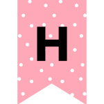 Pink Happy Birthday Banners / Buntings - Free Printable! Cute happy birthday decorations for your kids party. Grab your free party banners now! #freeprintable #partyideas #happybirthday