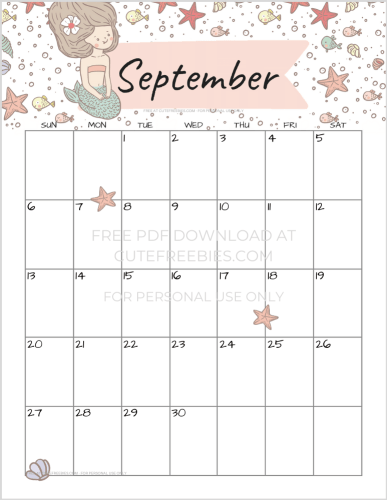 September 2020 calendar - go to previous post to download the PDF